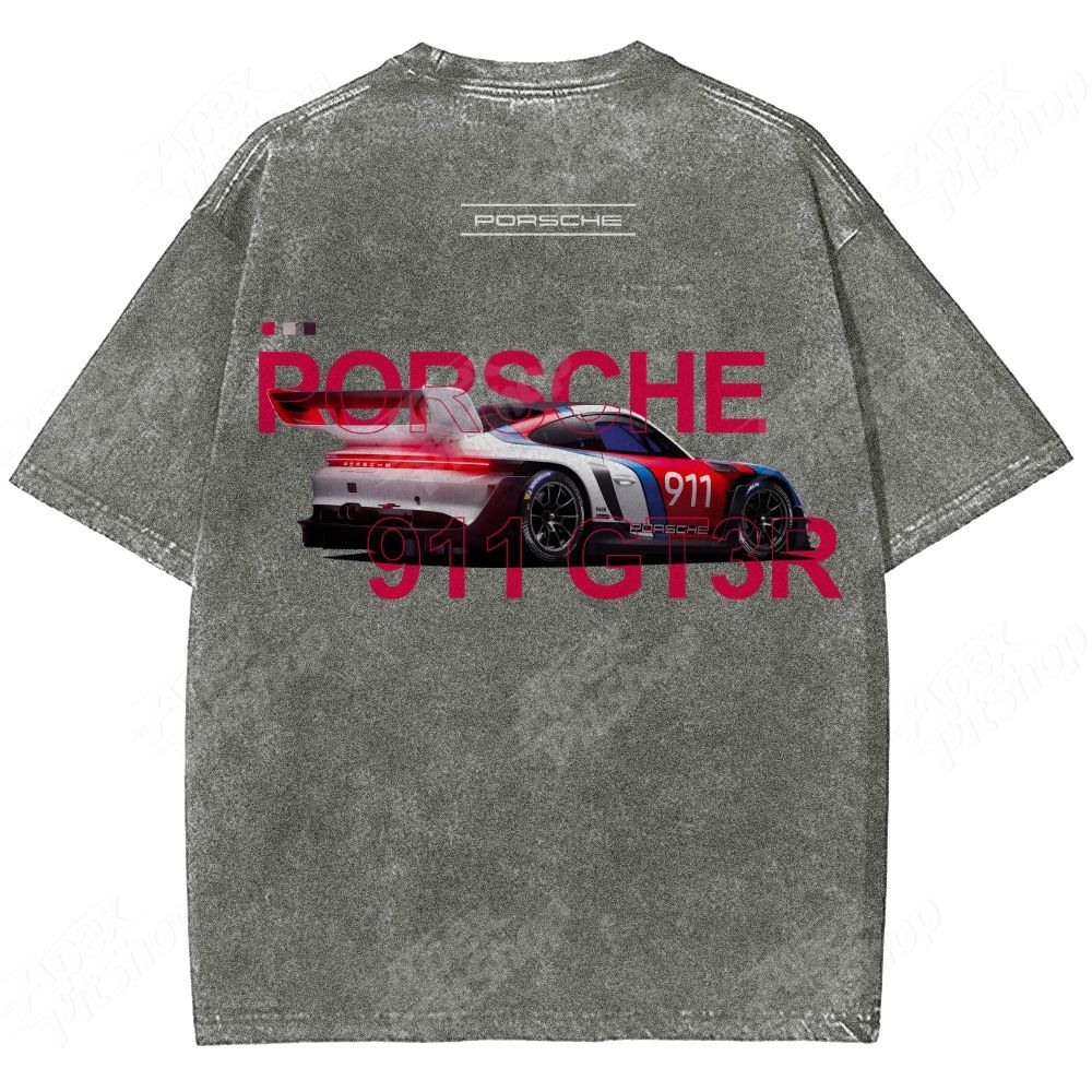 Custom Car Print T-Shirt · Show Your Uniqueness Unisex Fit Washed T-Shirt