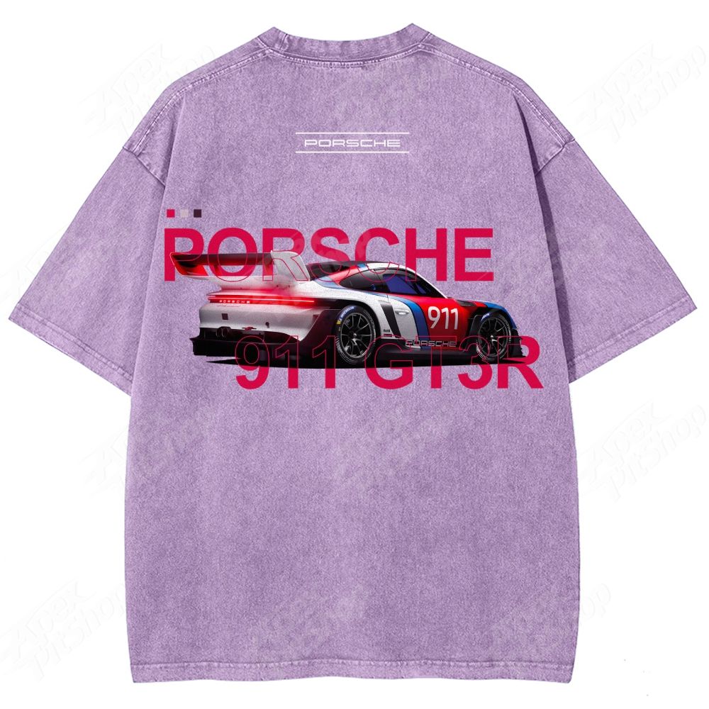 Custom Car Print T-Shirt · Show Your Uniqueness Unisex Fit Washed T-Shirt