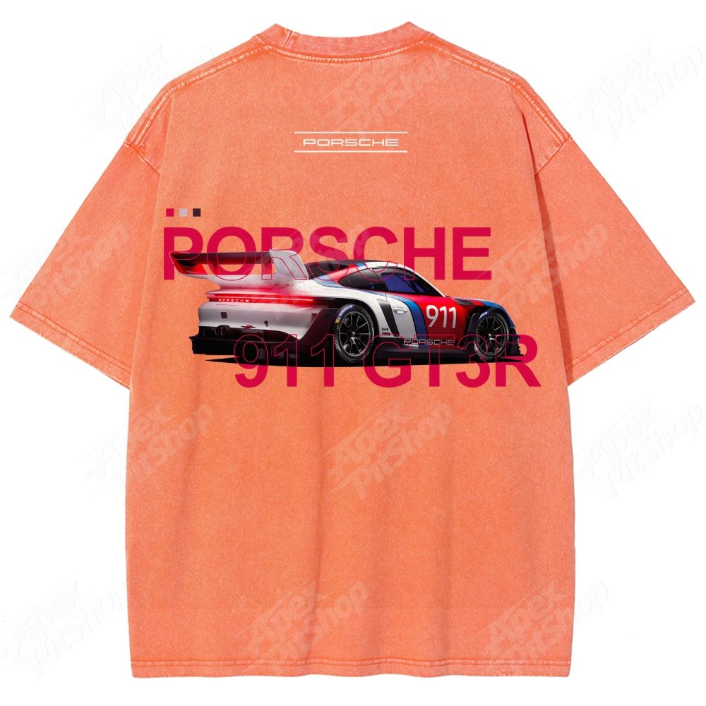 Custom Car Print T-Shirt · Show Your Uniqueness Unisex Fit Washed T-Shirt