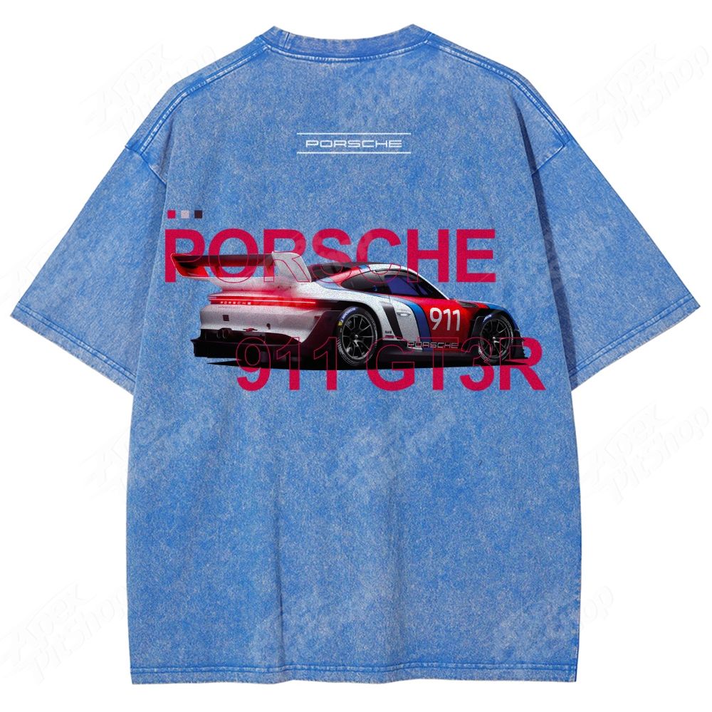 Custom Car Print T-Shirt · Show Your Uniqueness Unisex Fit Washed T-Shirt