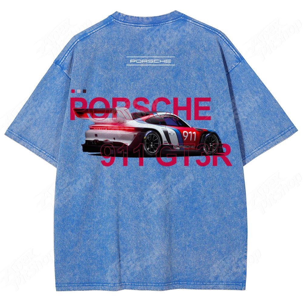 Custom Car Print T-Shirt · Show Your Uniqueness Unisex Fit Washed T-Shirt