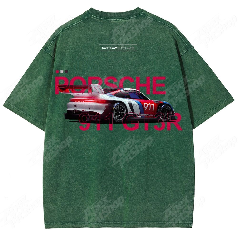 Custom Car Print T-Shirt · Show Your Uniqueness Unisex Fit Washed T-Shirt