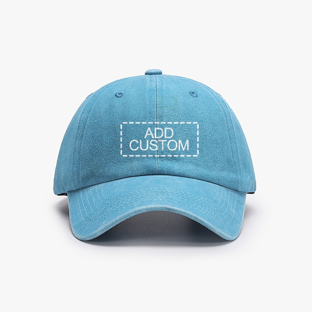 Photo Custom Unisex Washed Vintage Baseball Cap