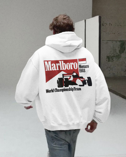 Marlboro World Championship Team Printed Unisex Cotton Hoodie