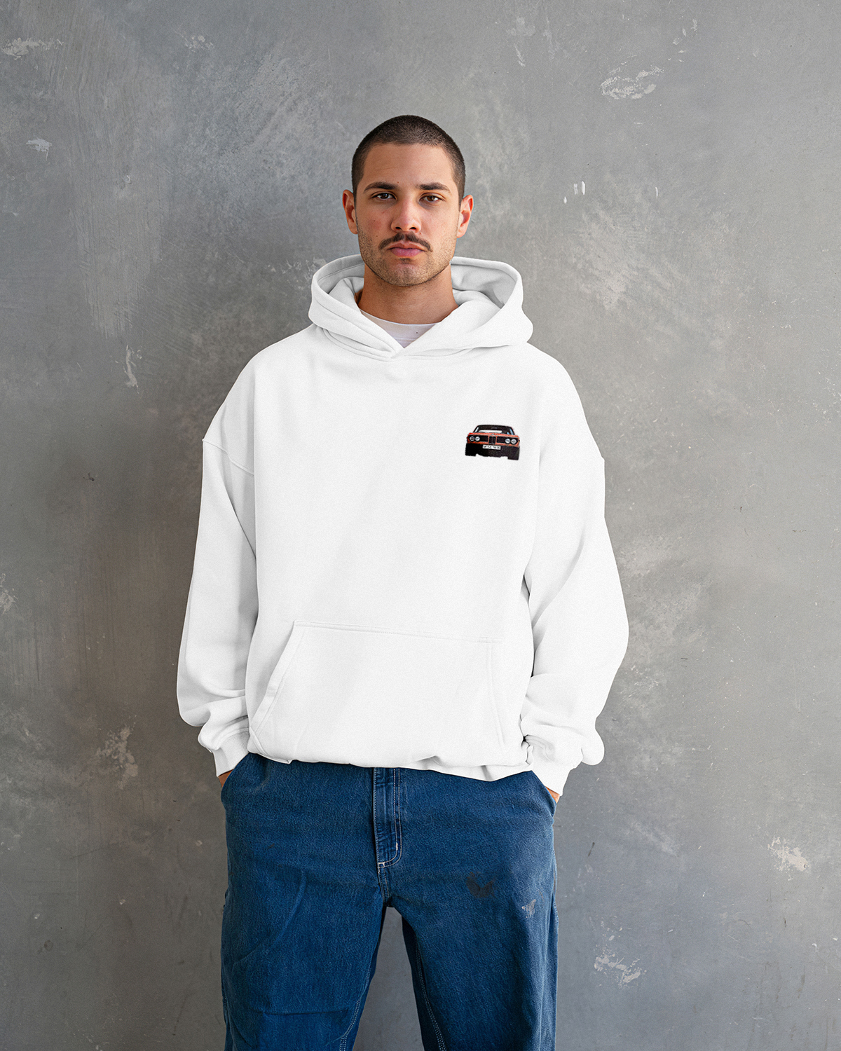 Think Fast BMW 3.0 CSL Printed Unisex Cotton Hoodie