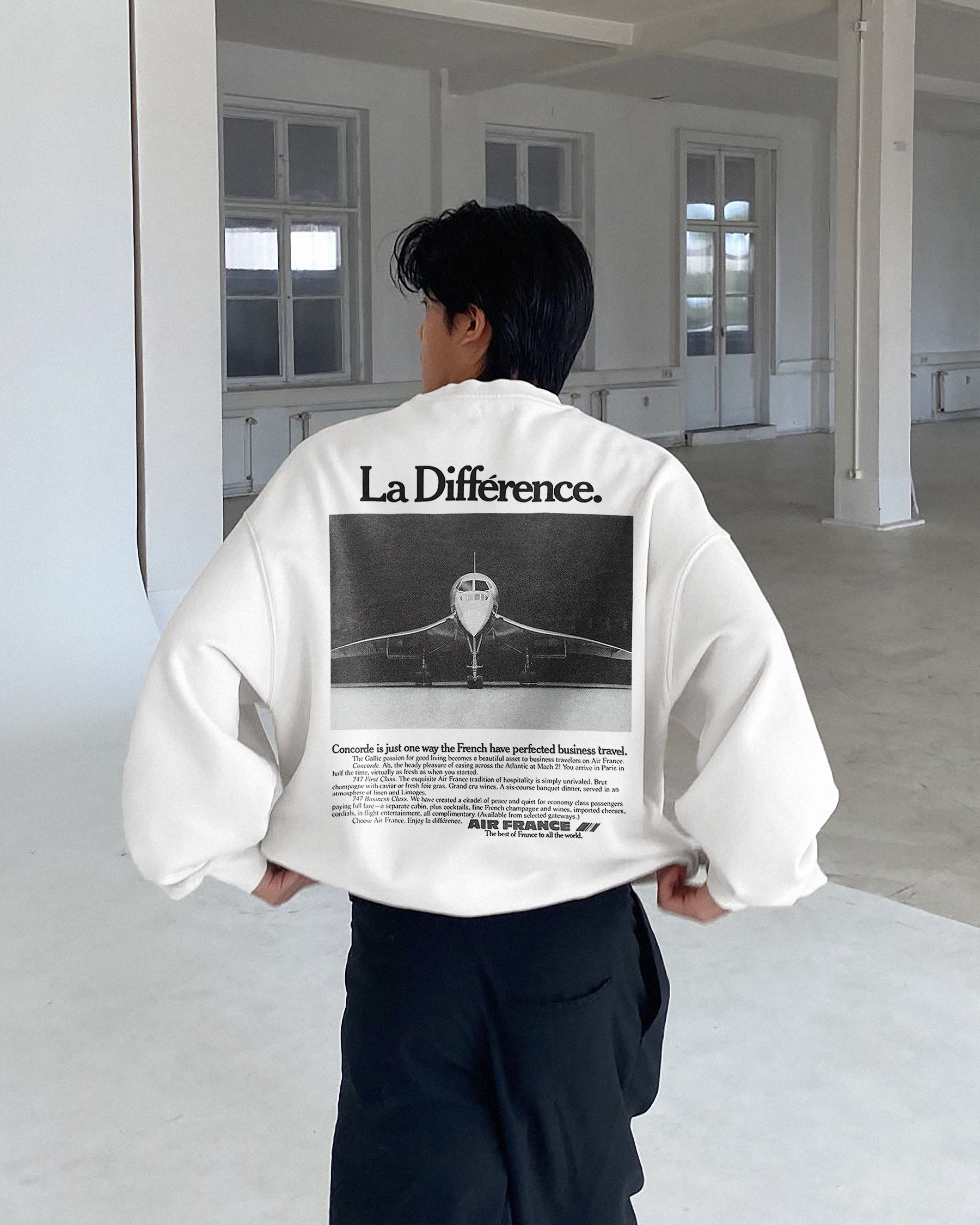 La Différence Air France Printed Men's Sweatshirt