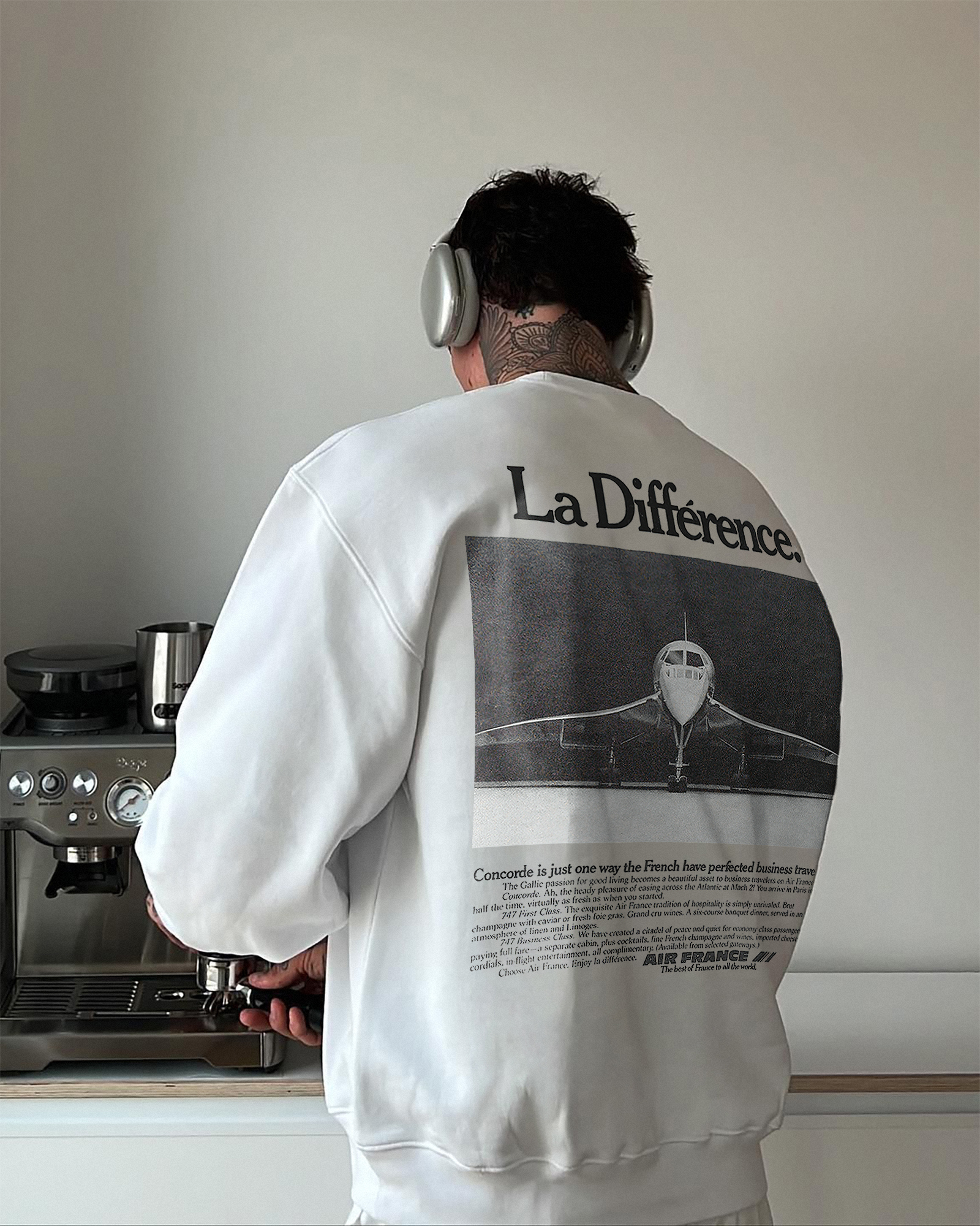 La Différence Air France Printed Men's Sweatshirt