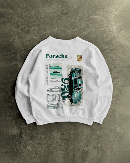 Porsche 911 Turbo Printed Men's Sweatshirt