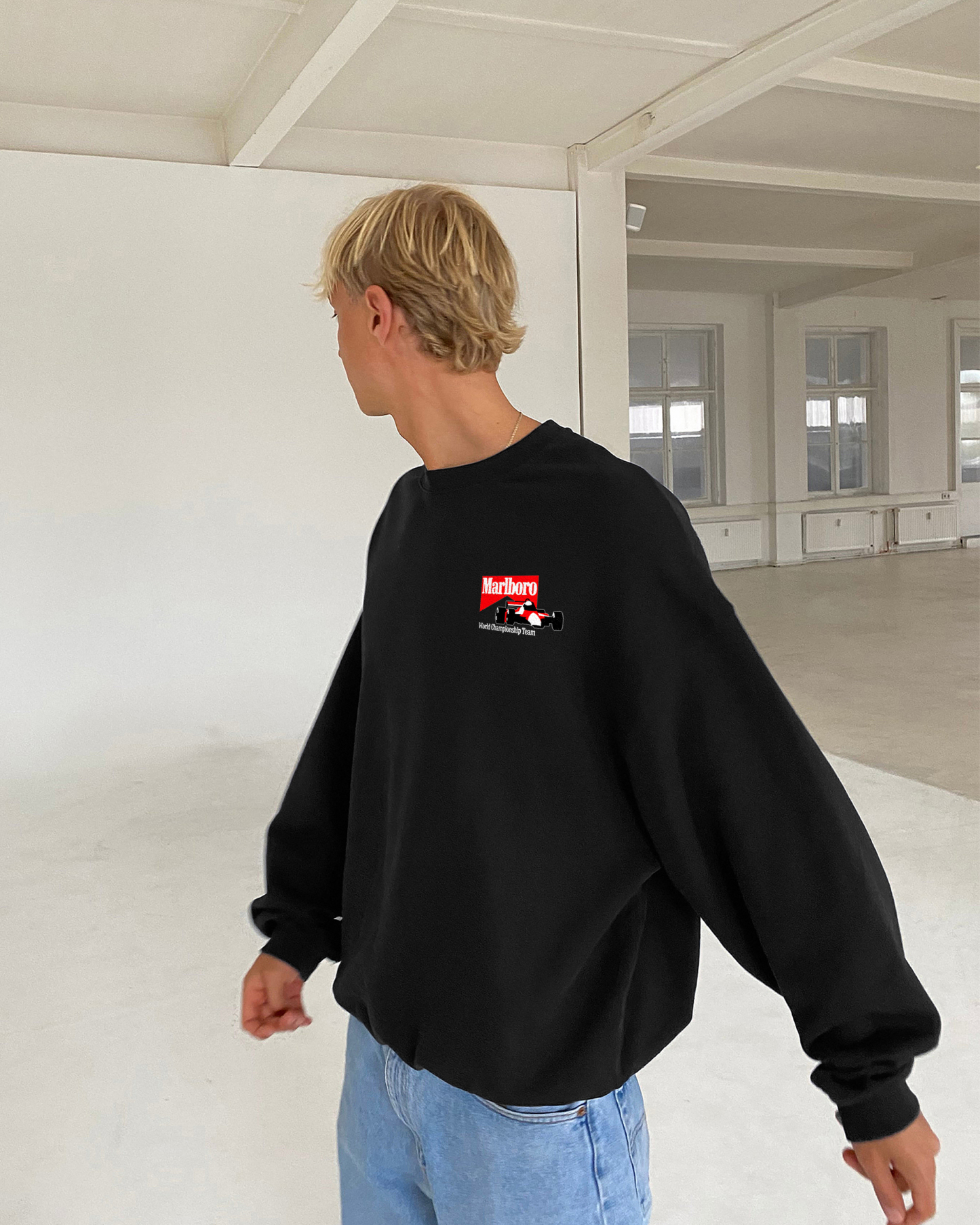 Ayrton Senna World Champion Printed Men's Sweatshirt