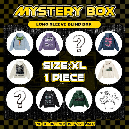 Car Print Sweatshirt Blind Box