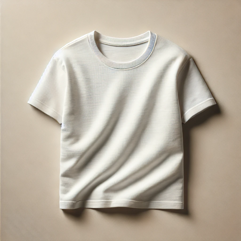 Minimalist White Short - Sleeve Crew - Neck T - Shirt-10vision