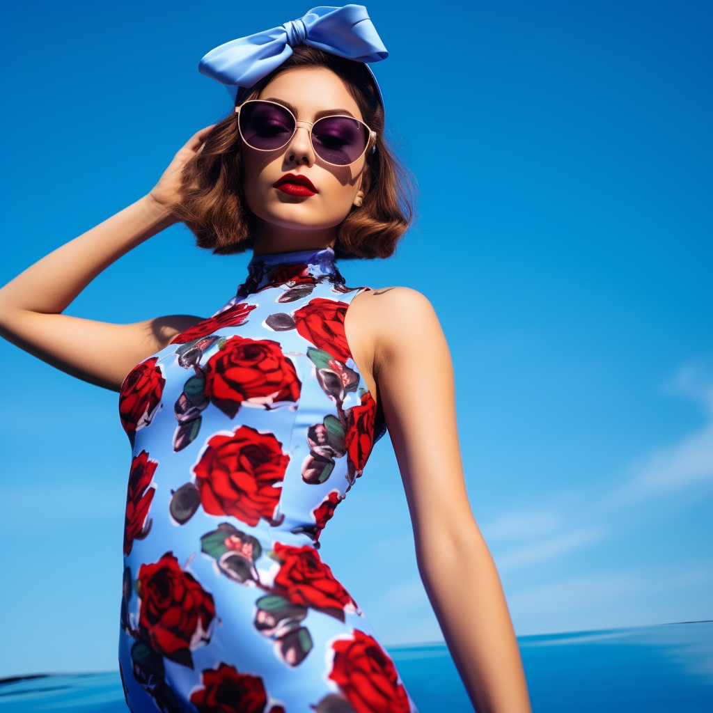 23 Summer* Rose Bikini Swimsuit-10vision