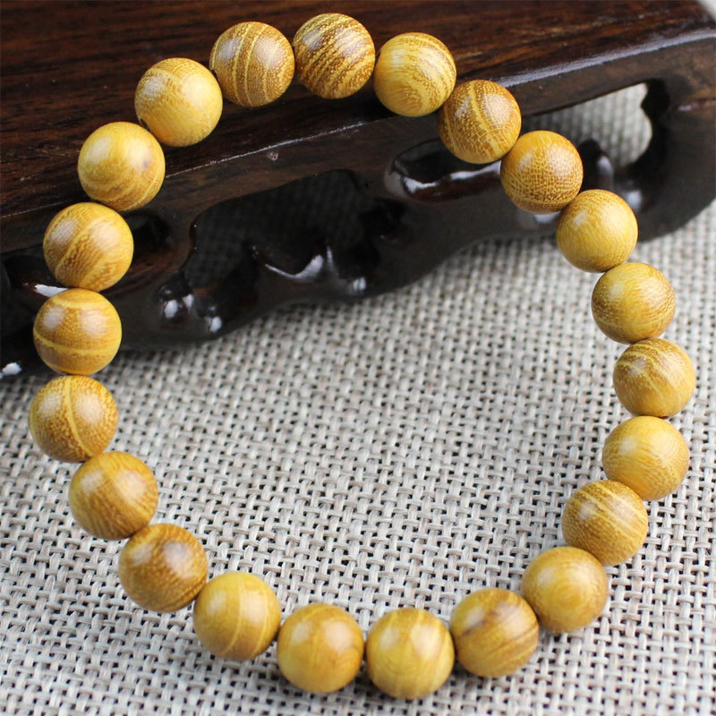 ‌8mm Stackable Matte Finish Wooden Bracelets – Handmade with Strong Cloth Elastic – (Wholesale: 6pcs/order)