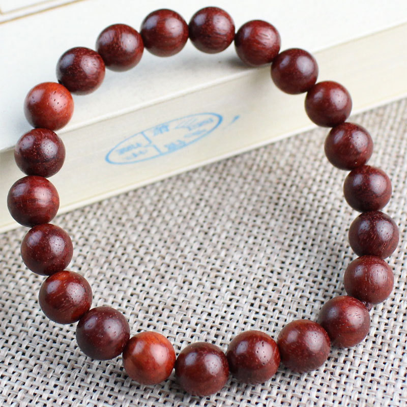 ‌8mm Stackable Matte Finish Wooden Bracelets – Handmade with Strong Cloth Elastic – (Wholesale: 6pcs/order)