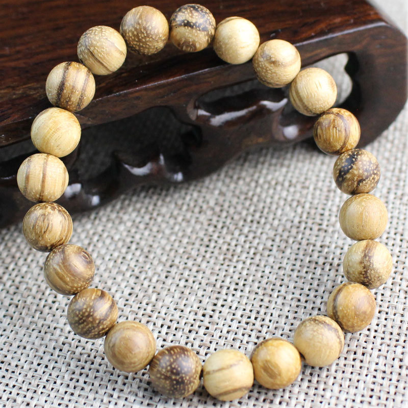 ‌8mm Stackable Matte Finish Wooden Bracelets – Handmade with Strong Cloth Elastic – (Wholesale: 6pcs/order)