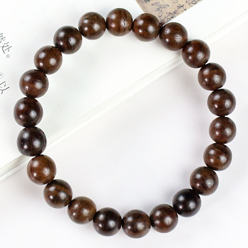 ‌8mm Stackable Matte Finish Wooden Bracelets – Handmade with Strong Cloth Elastic – (Wholesale: 6pcs/order)