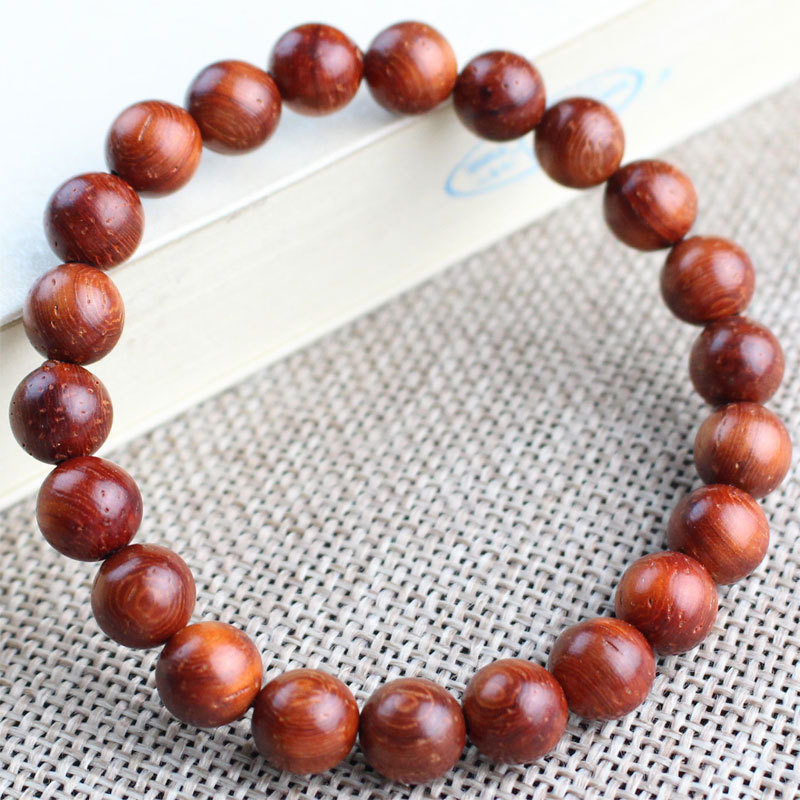 ‌8mm Stackable Matte Finish Wooden Bracelets – Handmade with Strong Cloth Elastic – (Wholesale: 6pcs/order)