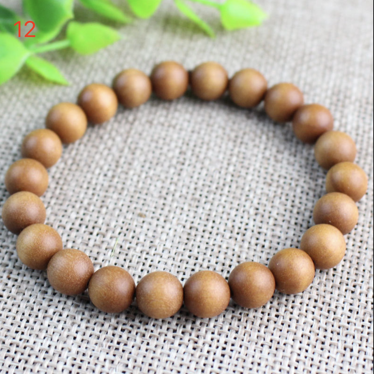 ‌8mm Stackable Matte Finish Wooden Bracelets – Handmade with Strong Cloth Elastic – (Wholesale: 6pcs/order)