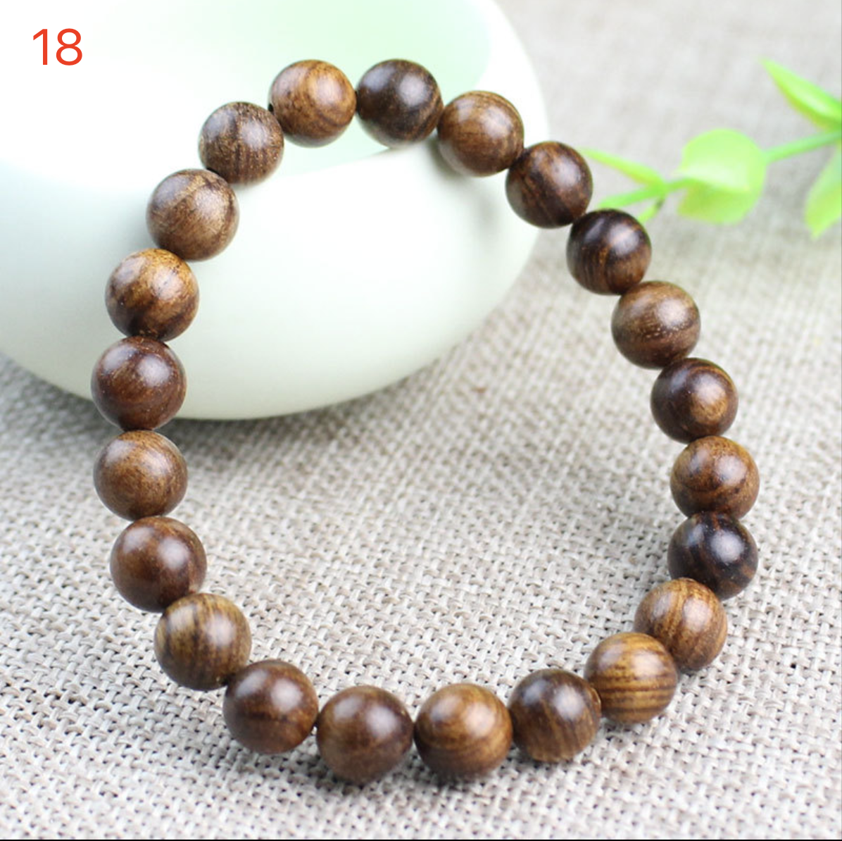 ‌8mm Stackable Matte Finish Wooden Bracelets – Handmade with Strong Cloth Elastic – (Wholesale: 6pcs/order)