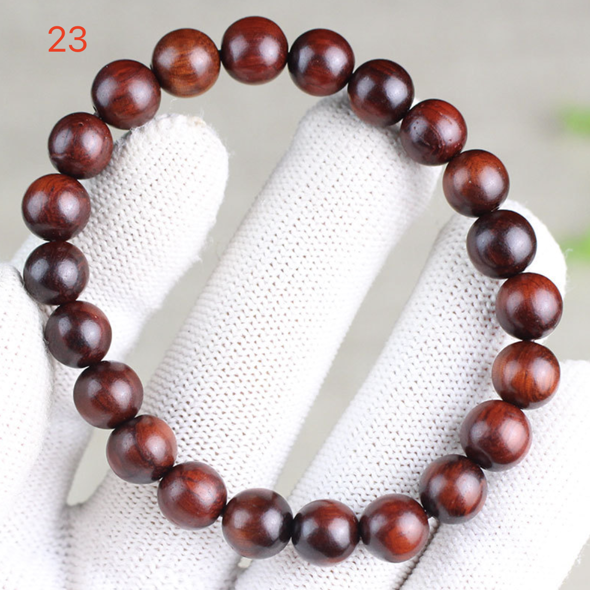‌8mm Stackable Matte Finish Wooden Bracelets – Handmade with Strong Cloth Elastic – (Wholesale: 6pcs/order)