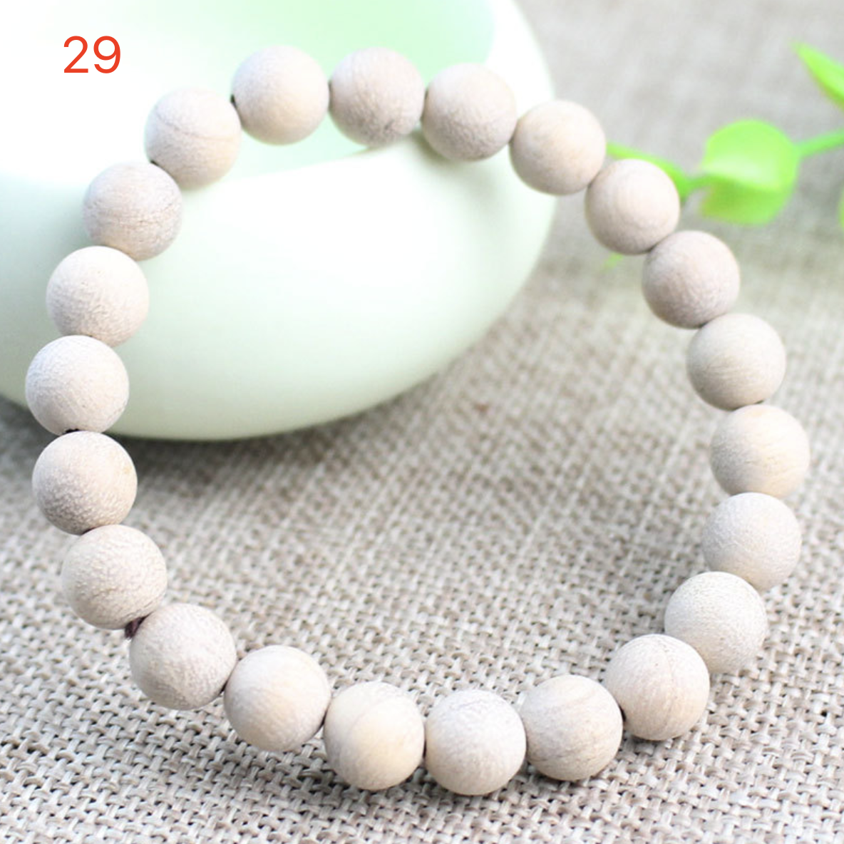 ‌8mm Stackable Matte Finish Wooden Bracelets – Handmade with Strong Cloth Elastic – (Wholesale: 6pcs/order)