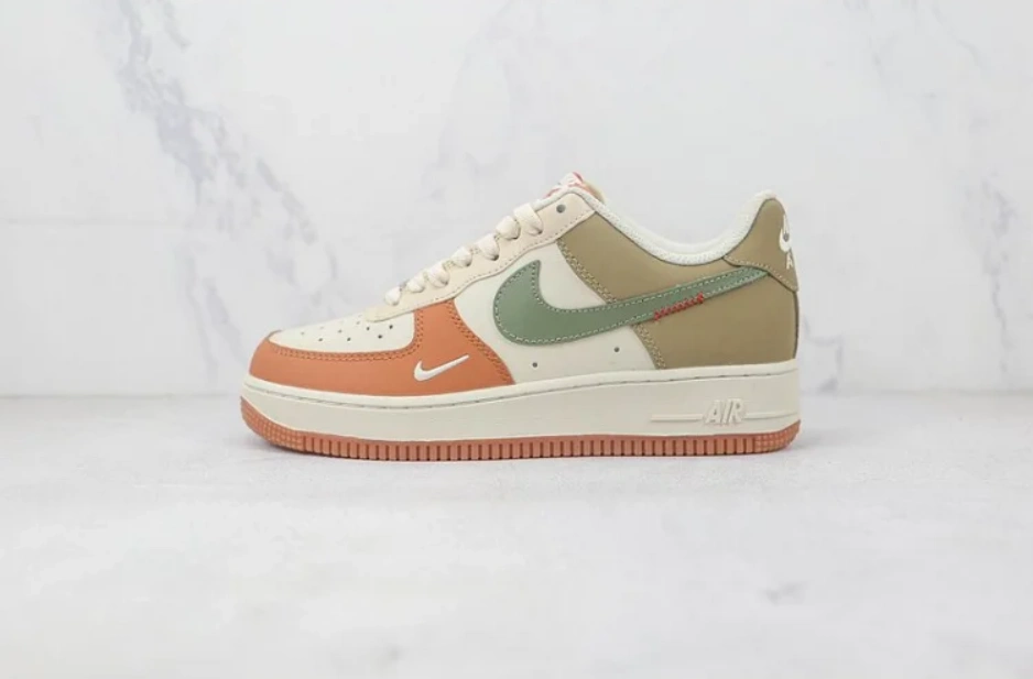 Nithtke Air Force 1 07 Low Green White Orange BS8871-801