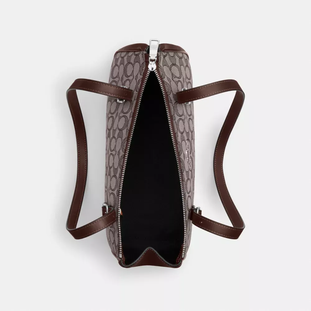Asher Shoulder Bag In Signature Jacquard