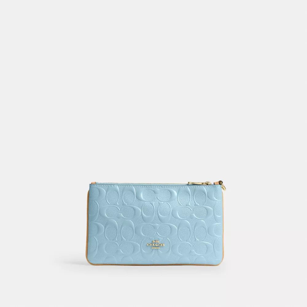 Ashton Wristlet In Signature Leather