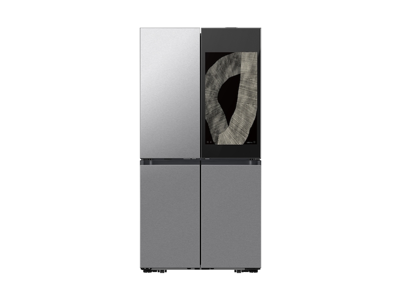 Bespoke 4-Door Flex™ Refrigerator (29 cu. ft.) with AI Family Hub™+ and AI Vision Inside™ in Stainless Steel