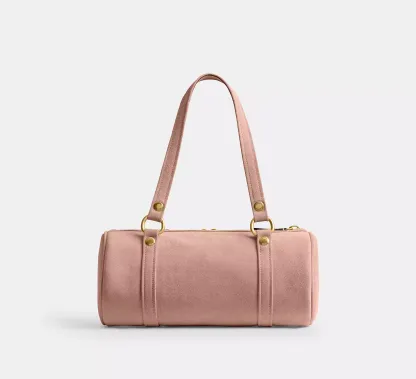 Kisslock Barrel Bag