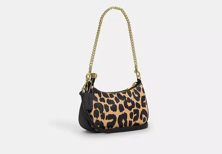 Teri Mini Crossbody Bag With Leopard Print