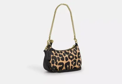 Teri Mini Crossbody Bag With Leopard Print