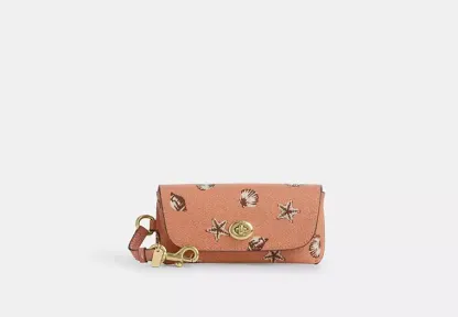 Sunglass Case With Shell Print