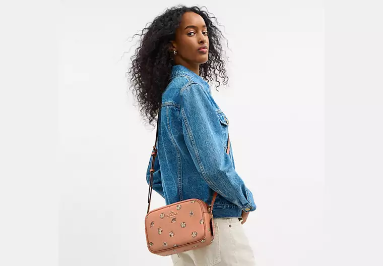 Jamie Camera Bag With Shell Print