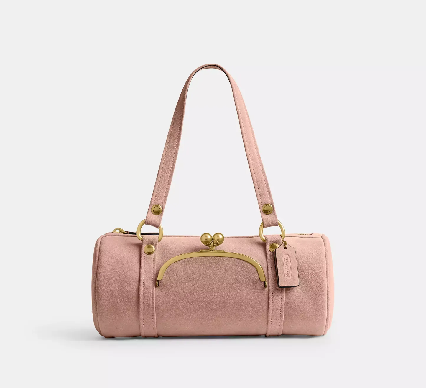 Kisslock Barrel Bag