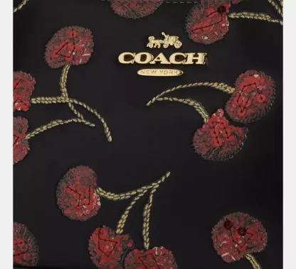  Teri Shoulder Bag With Cherry Print
