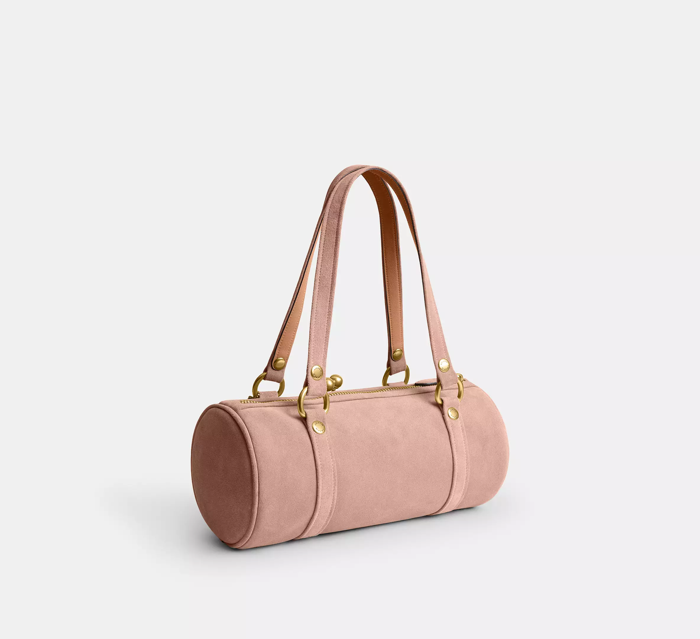 Kisslock Barrel Bag