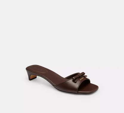 Bow Kitten Heel Sandal