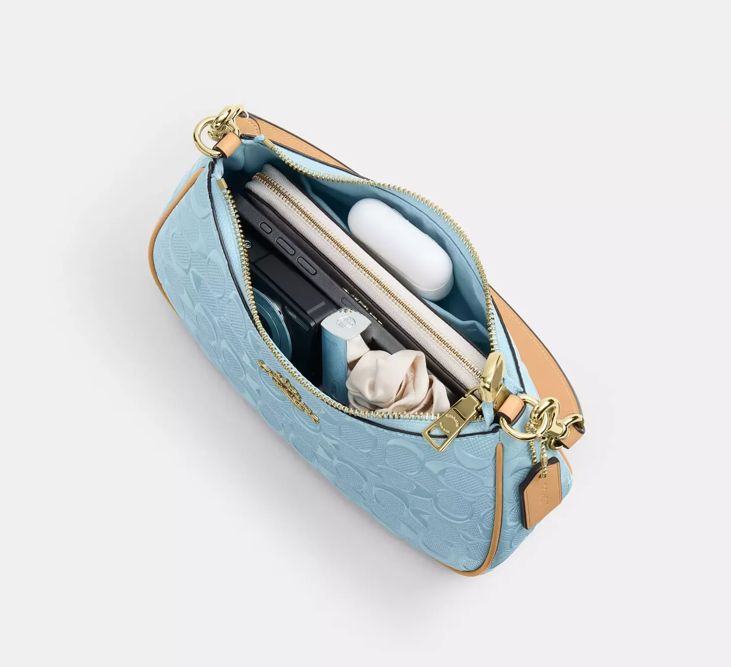 Teri Shoulder Bag In Signature Leather