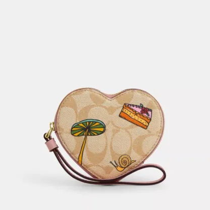 Cothtach X Observed By Us Heart Coin Case In Signature Canvas