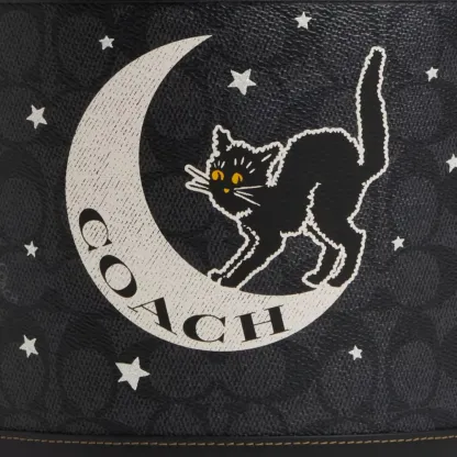 Trick Or Treat Bucket In Signature Canvas With Halloween Graphic