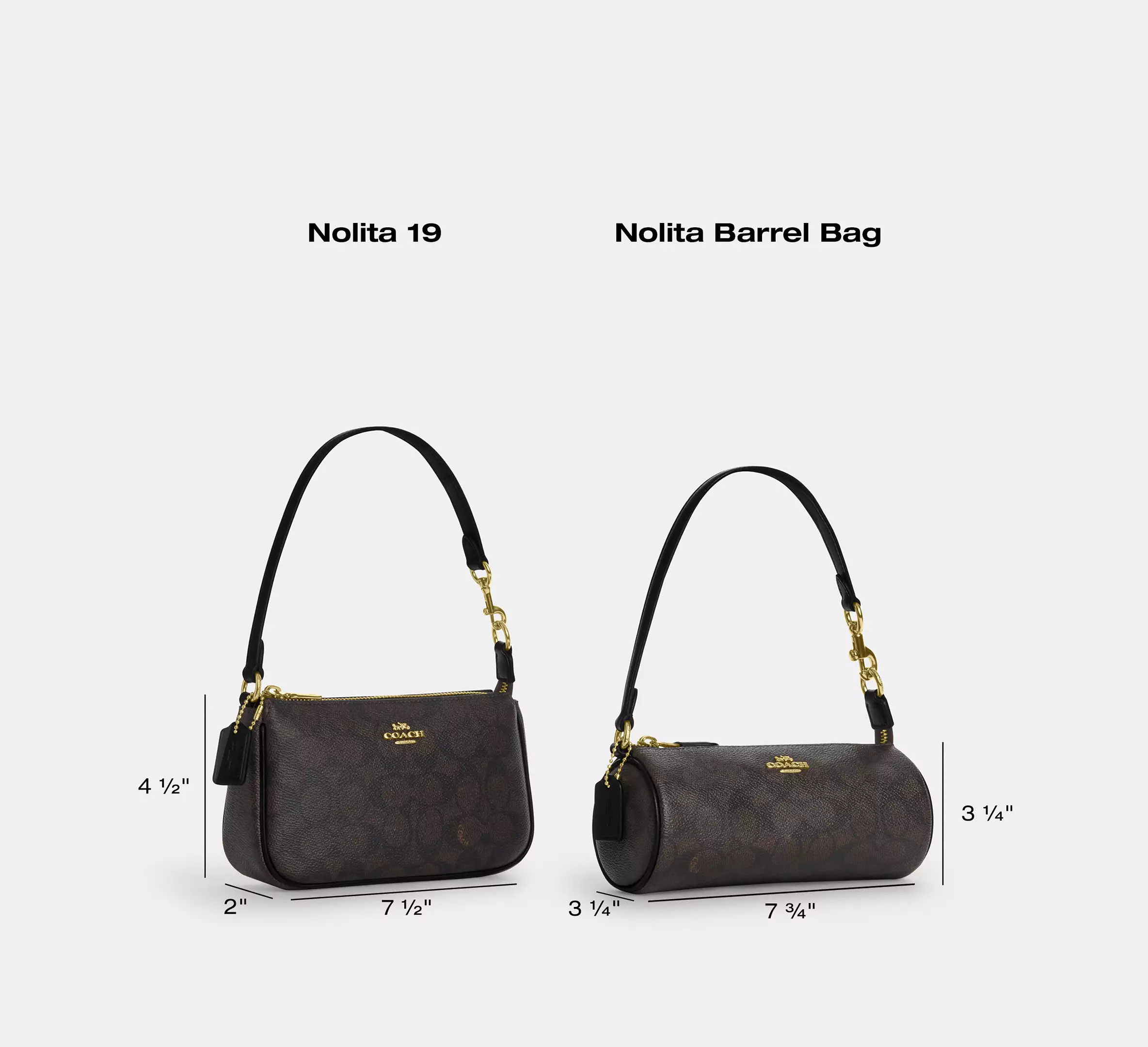 Nolita Barrel Bag In Signature Canvas