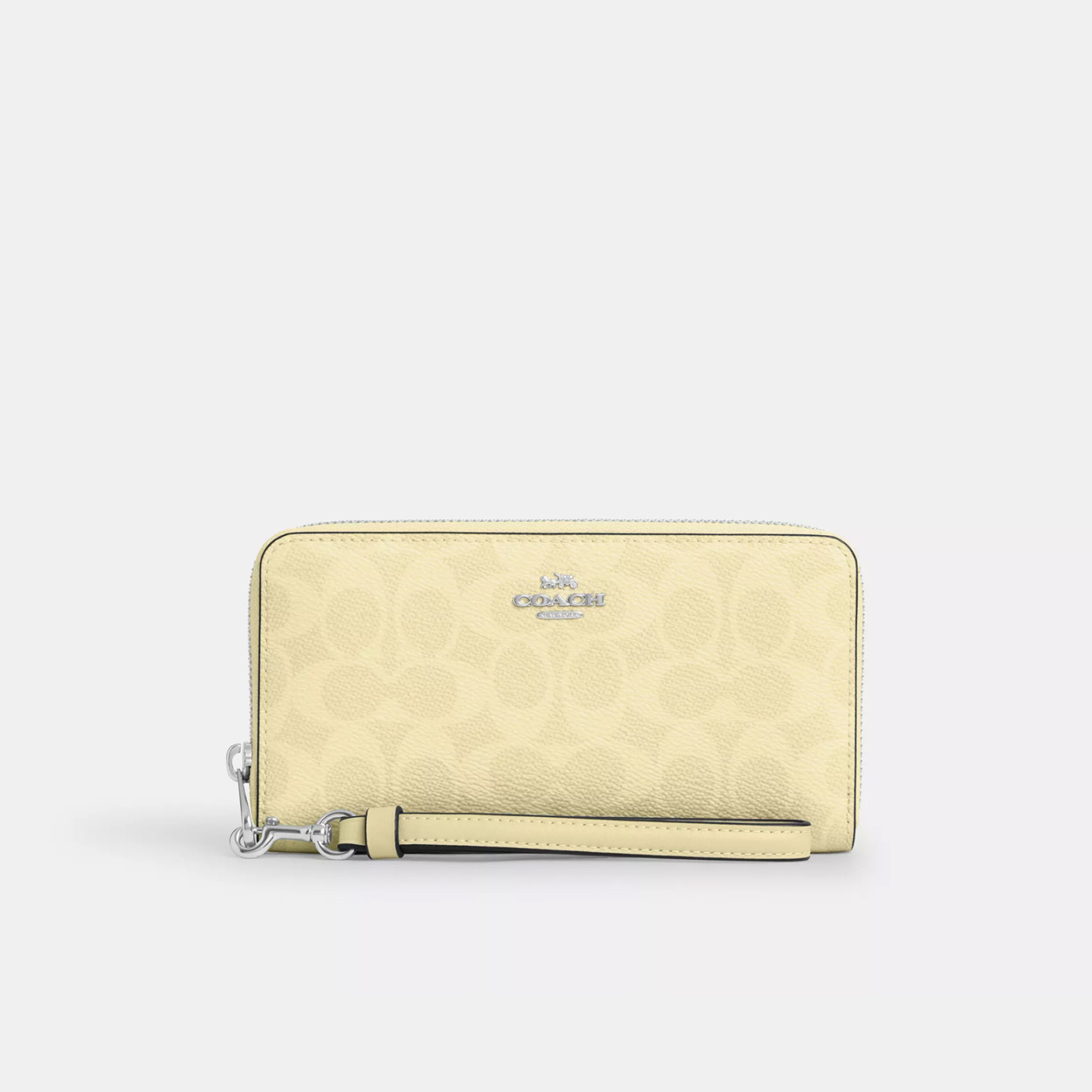 Long Zip Around Wallet In Signature Canvas