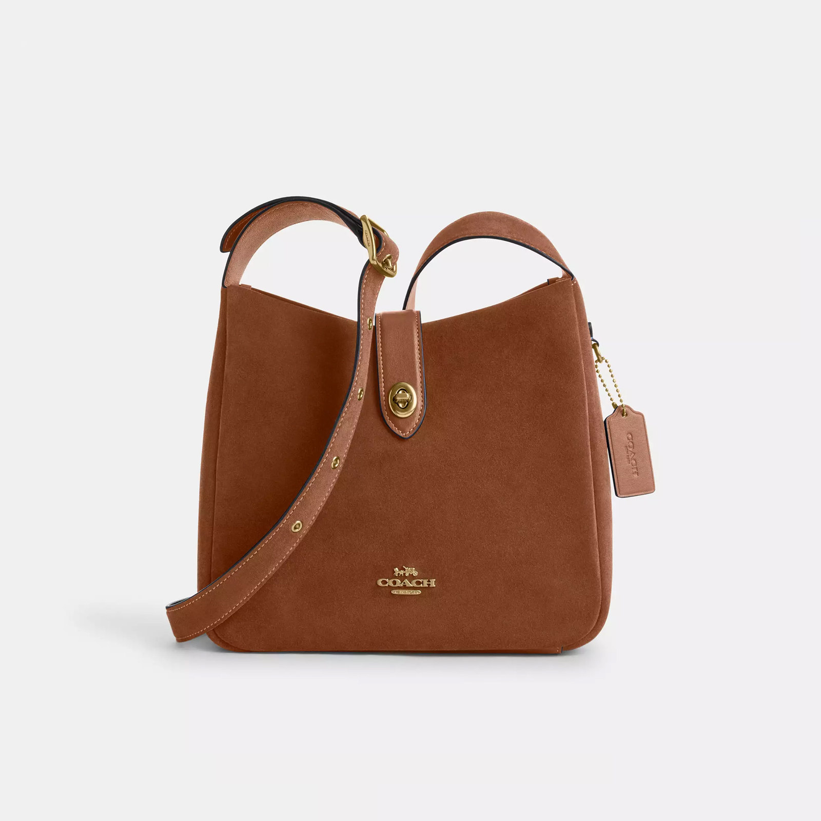 Hadley Convertible Crossbody Bag In Suede
