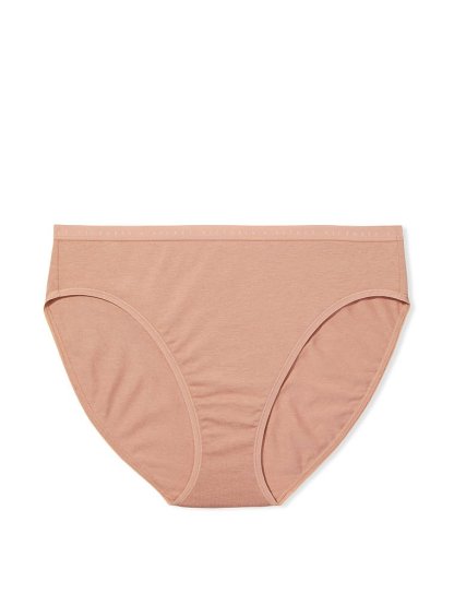 Stretch Cotton High Leg Brief Panty