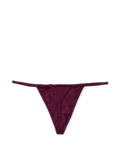 Stretch Cotton V-String Panty