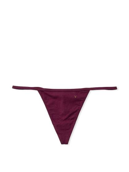 Stretch Cotton V-String Panty