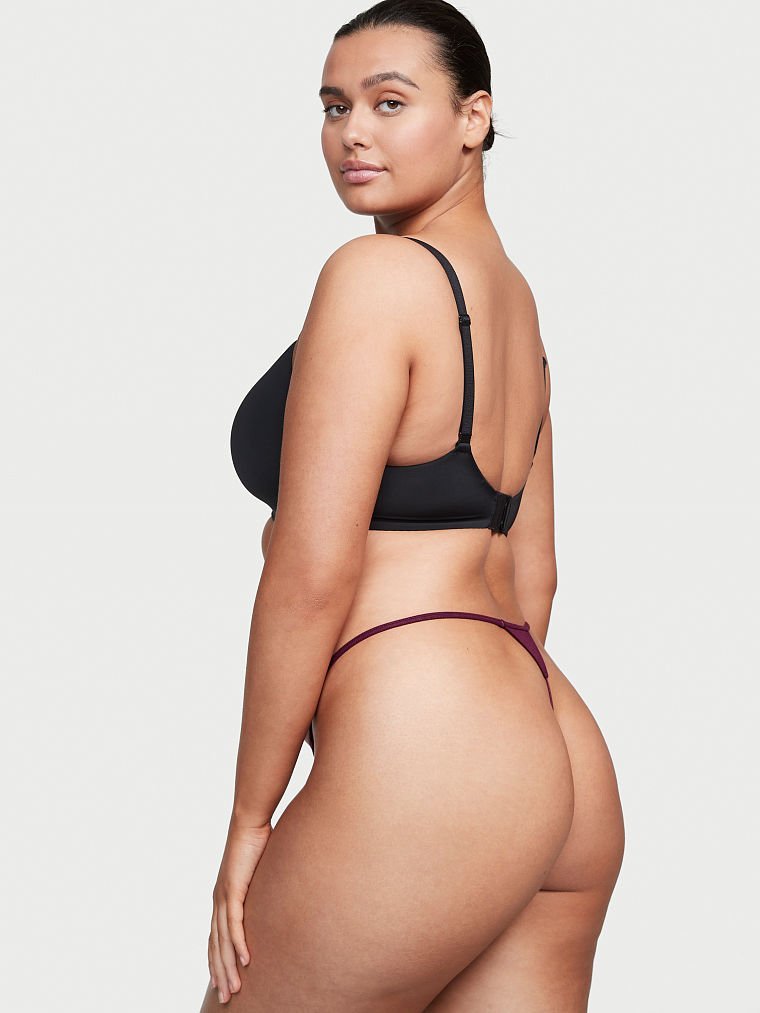 Stretch Cotton V-String Panty