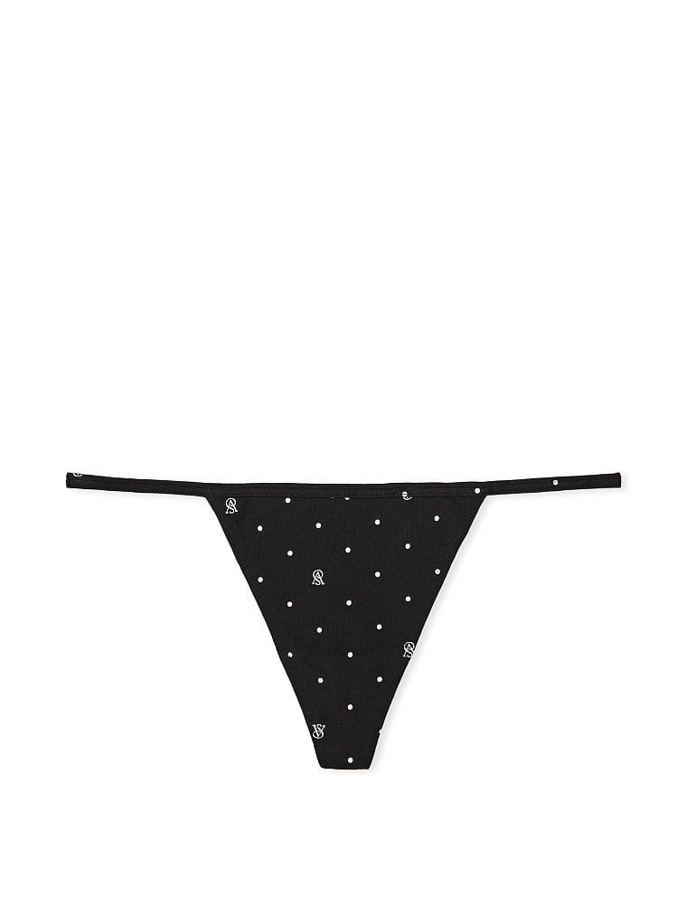 Stretch Cotton V-String Panty