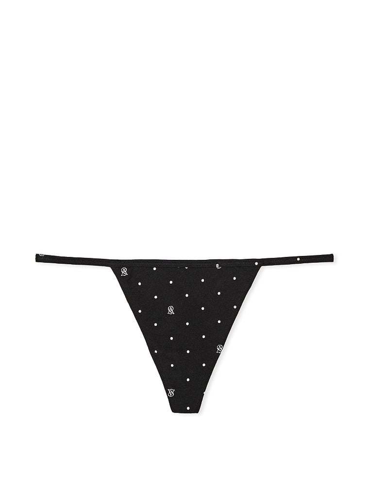Stretch Cotton V-String Panty